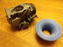 First article bellmouth.  No method for bolting it to the airbox.