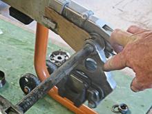 "Prototyping" the underslung rear brake hanger
