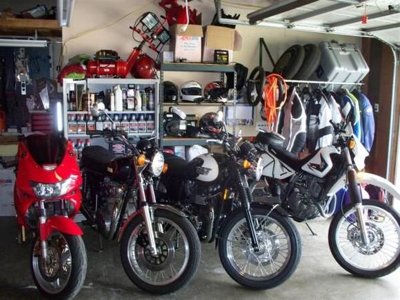 My side of the garage