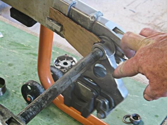 "Prototyping" the underslung rear brake hanger