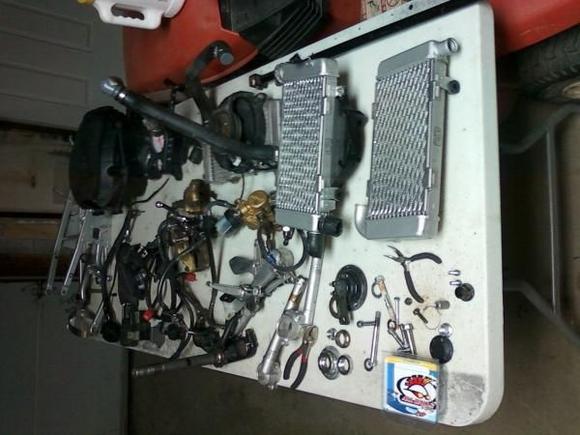 These are most of the parts that need to be assembled.