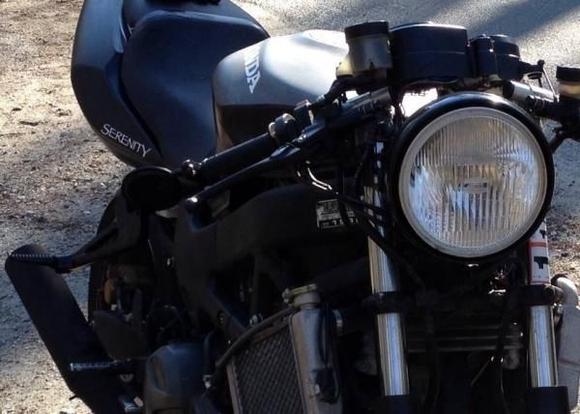 First ride of 2014. Smooth run. Just replaced foot pegs and working on remounting the headlight and instrument cluster.