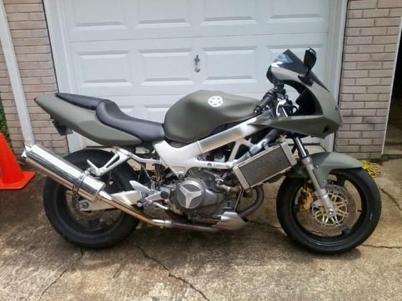 Superhawk with single side BozBros exhaust