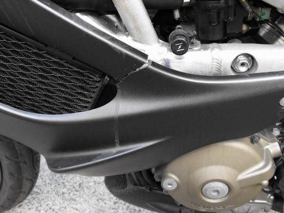 broken fairing