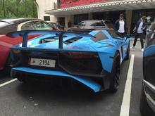 Sick Lamborghini Aventador LP 750-4 Superveloce in London.