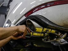 Fi Exhaust for Porsche Macan Turbo 3.6TT - Quad Tips.