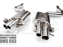 Fi Exhaust for Mercedes-Benz W205 AMG C63 Valvetronic Muffler.