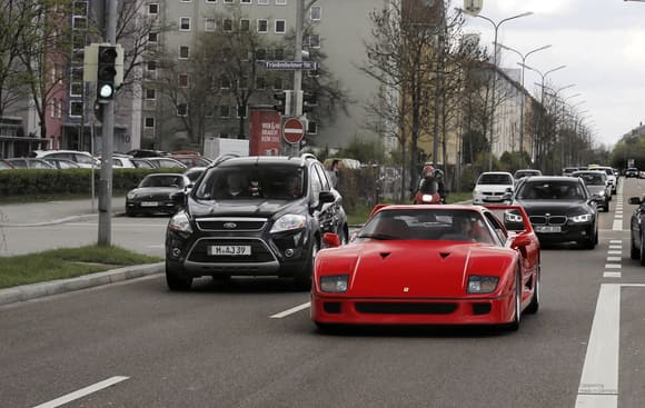 Ferrari F40 in Munich. By Carspotting made in Germany