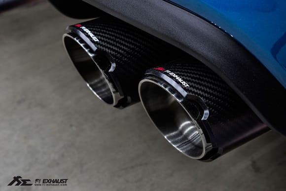 BMW F87 M2 x Fi Exhaust - Carbon Tips.