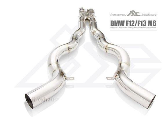 Fi Exhaust for BMW F12/F13 M6 – Mid Pipe.