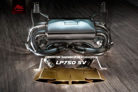 Fi Exhaust for Lamborghini Aventador LP750 SV – Catback Valvetronic Muffler.