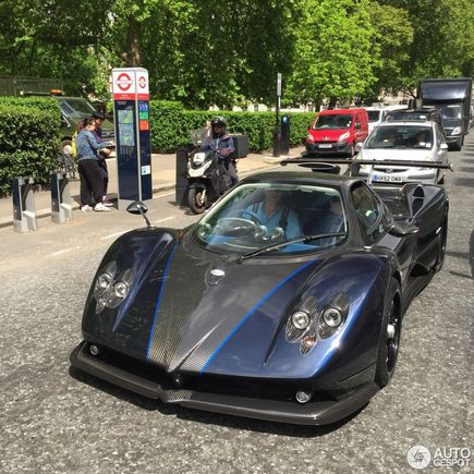 Pagani Zonda 760 VR Roadster.  Spotted in London, United Kingdom by TFJJ