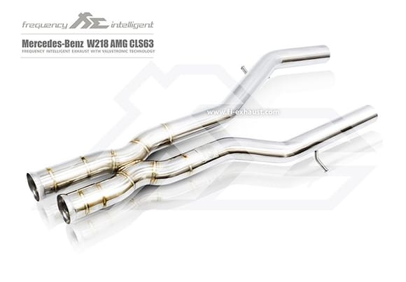 Fi Exhaust for Mercedes-Benz AMG W218 CLS63 - Mid X Pipe.