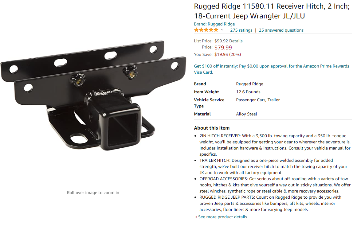 Jeep Wrangler and Motorcycle Hitch Mount Carrier? The Hull Truth
