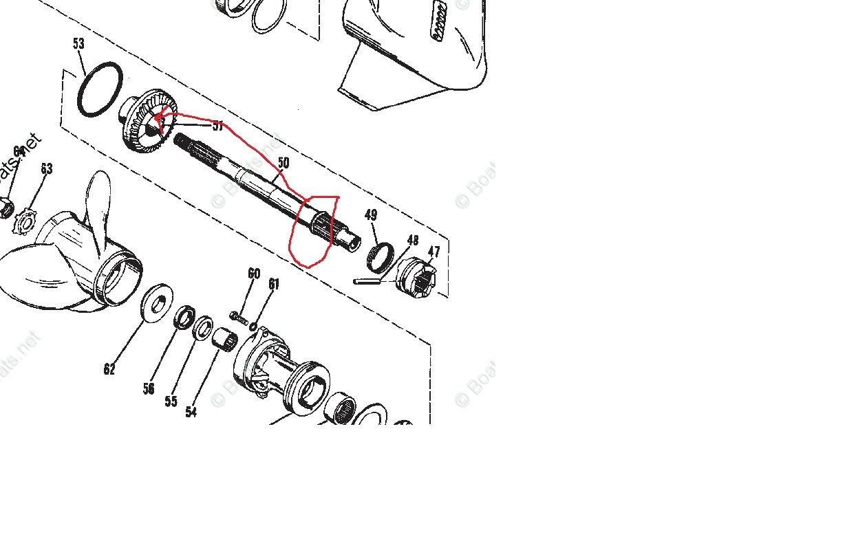 What causes in and out prop shaft play in lower unit? The Hull Truth