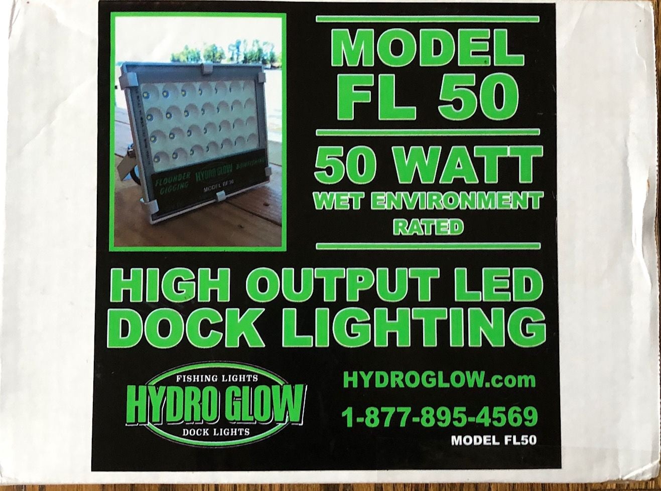 Hydro Glow FL50 Dock Mount Fish Light - Green - The Hull Truth - Boating  and Fishing Forum