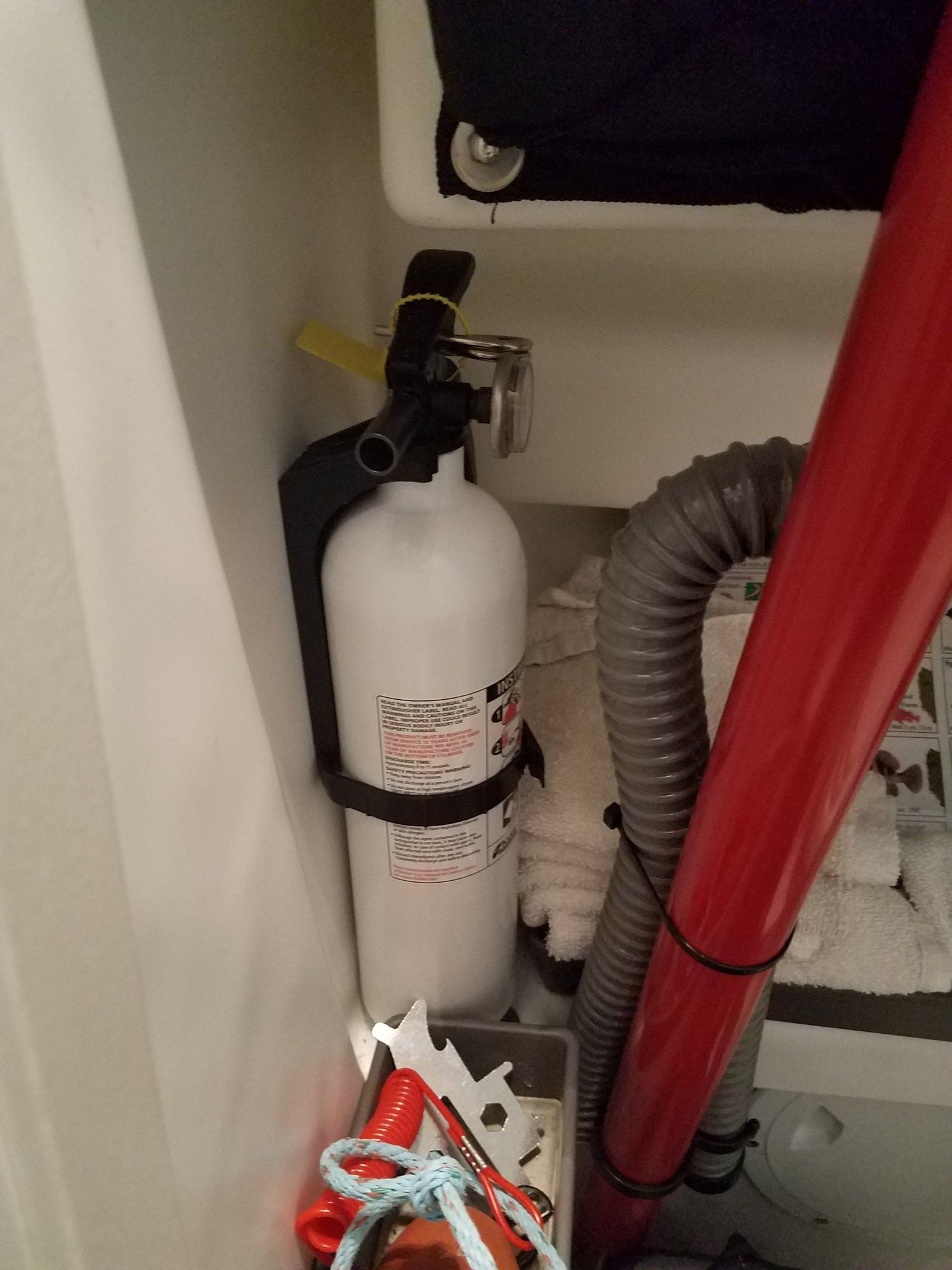 Center Console boaters.. Where is your fire extinguisher mounted