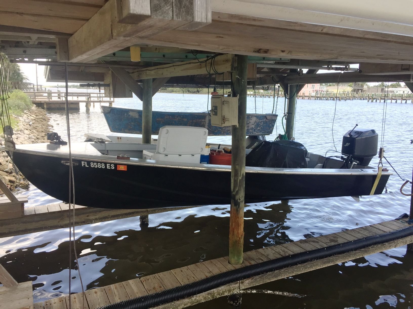 Custom built 20' fiberglass Vhull for sale 7,500.00 The Hull Truth