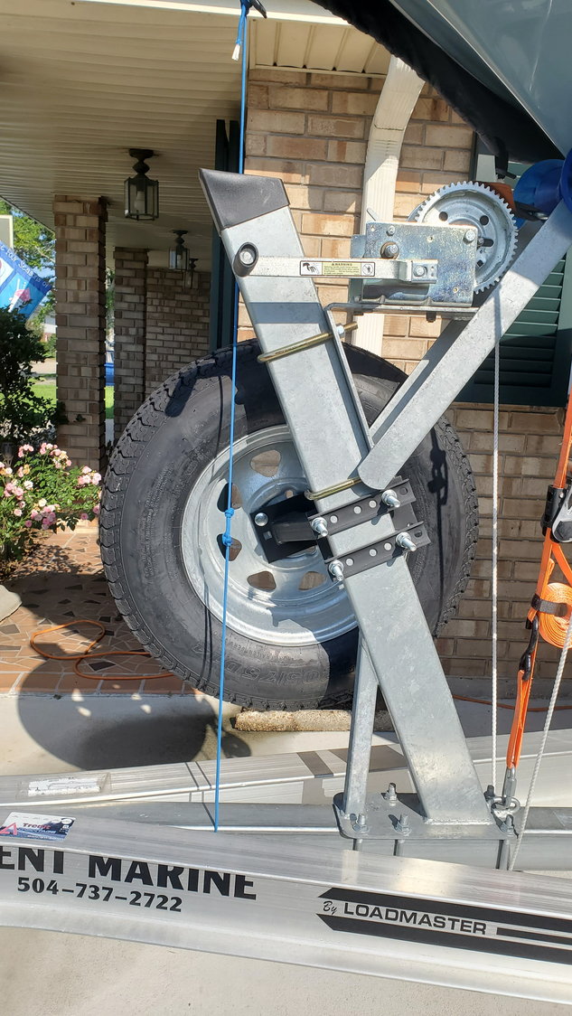 trailer frame mounted ladders for getting into the boat - The Hull Truth -  Boating and Fishing Forum