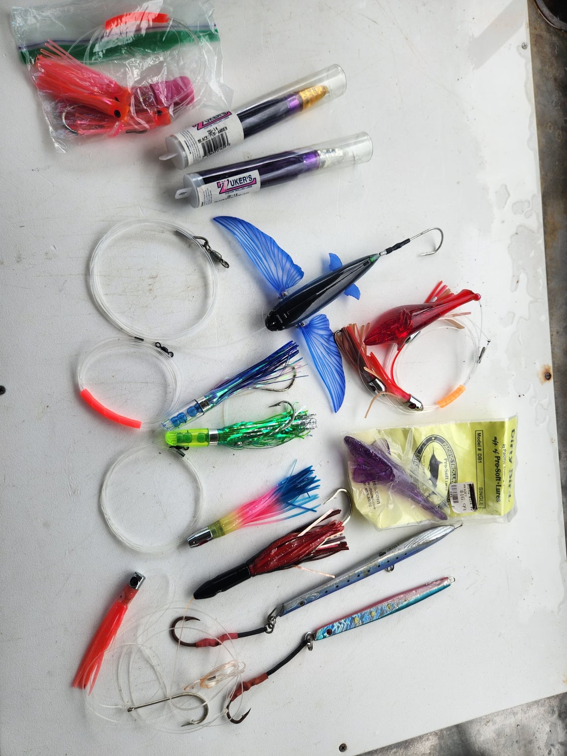 Trolling Lures, Shimano tackle bag, gaff etc. - The Hull Truth
