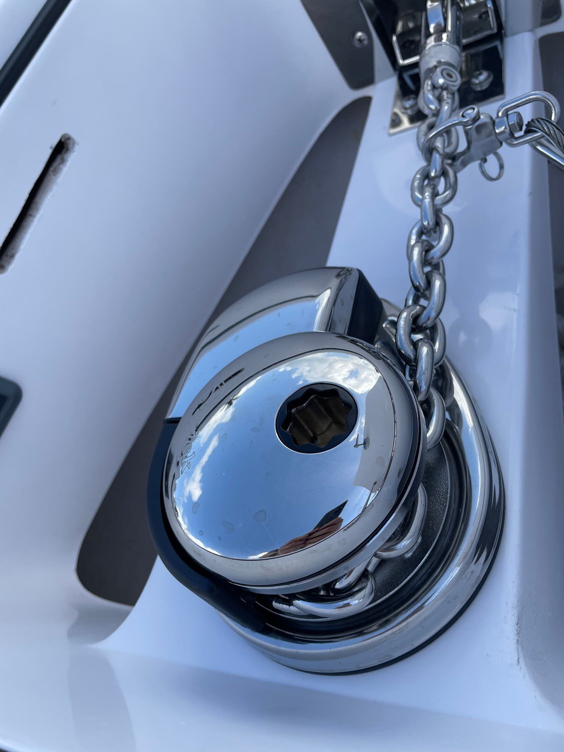 Windlass clutch adjustment handle The Hull Truth Boating and