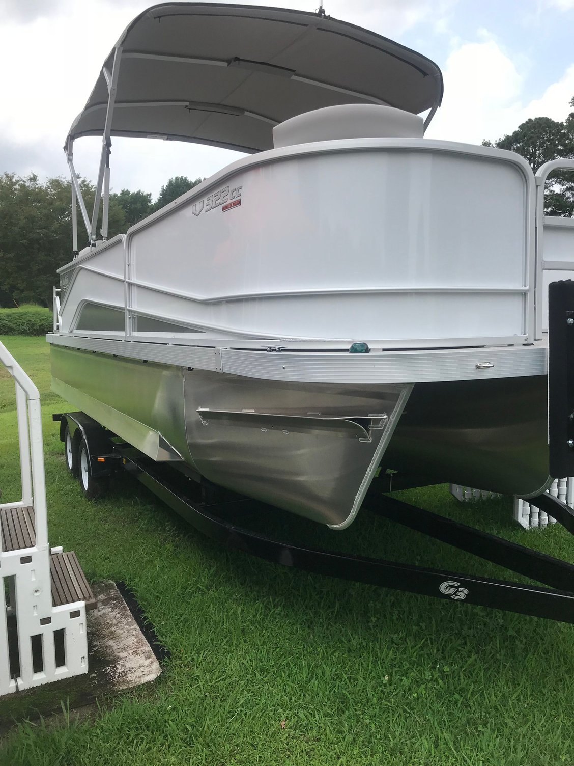 2019 G3 Suncatcher V322 Center Console Performance Pontoon The Hull