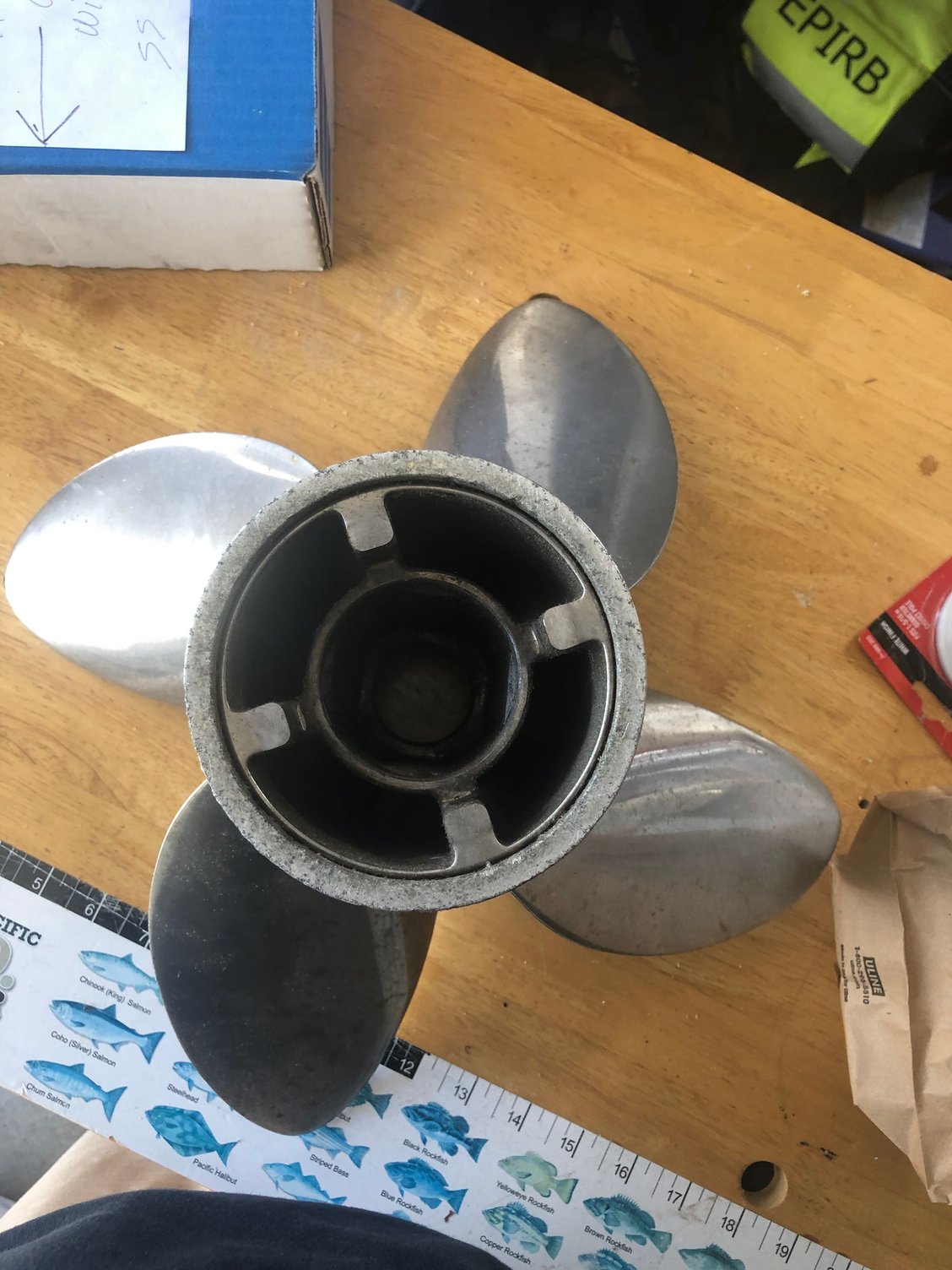 Mercury Bravo 1 props, LH & RH, 22P, Yamaha F350 hubs The Hull Truth