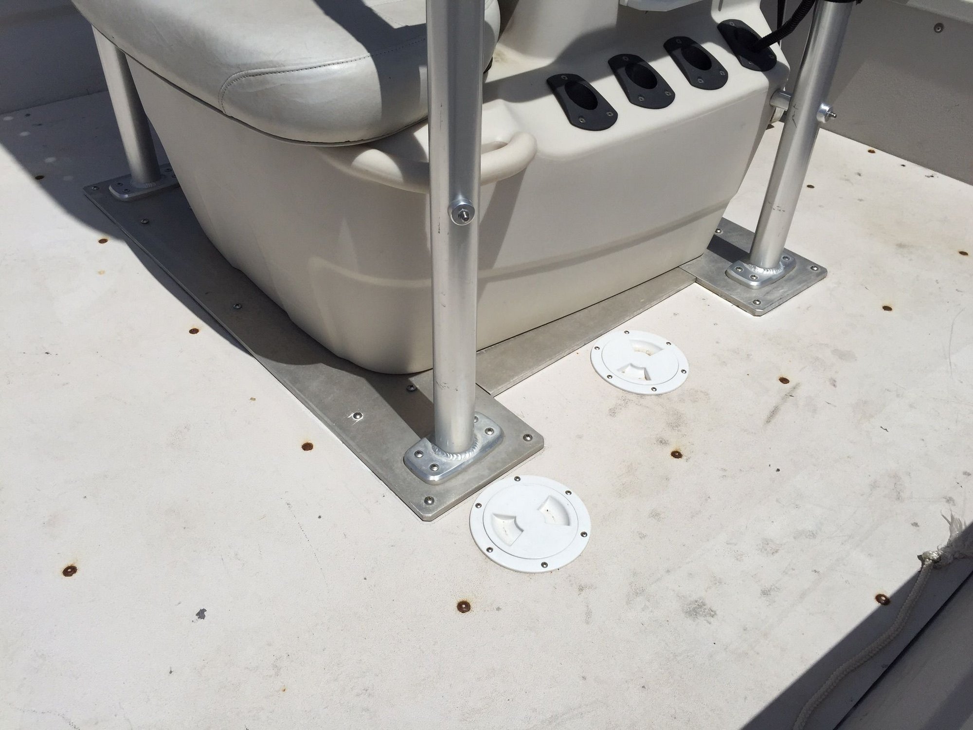 Installing Ttop in aluminum boat The Hull Truth Boating and