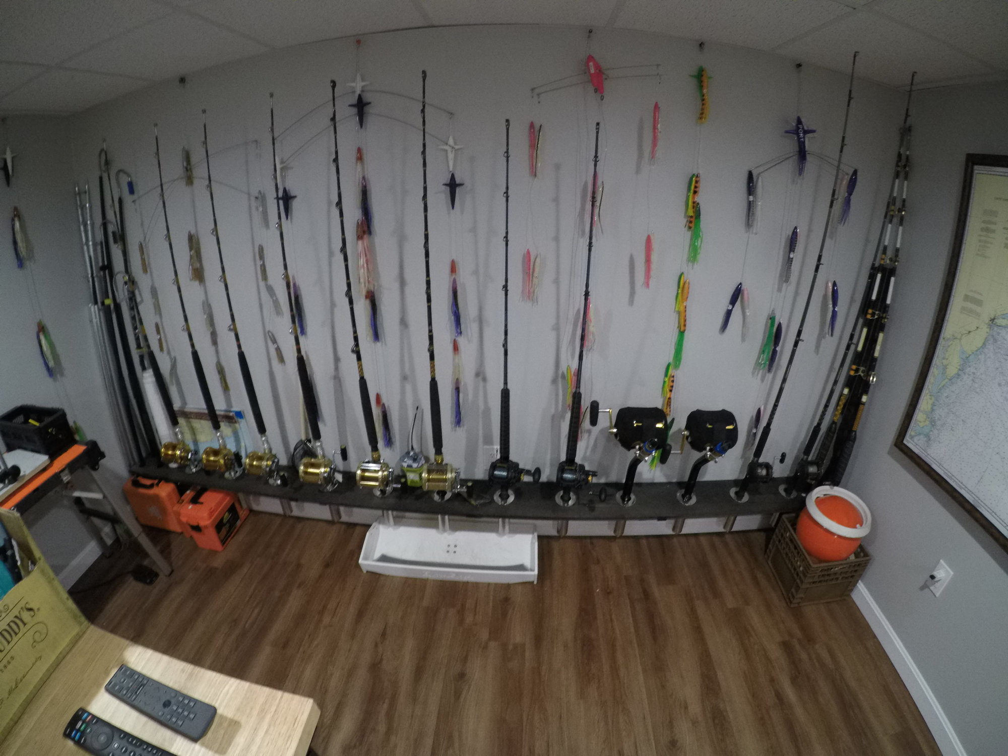 55 Tackle room ideas  fishing room, fishing storage, fishing rod storage