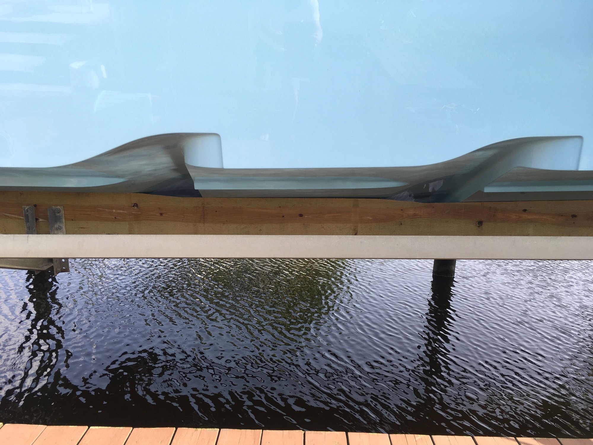 Sea Vee 340z Boat lift Bunks The Hull Truth Boating and Fishing Forum