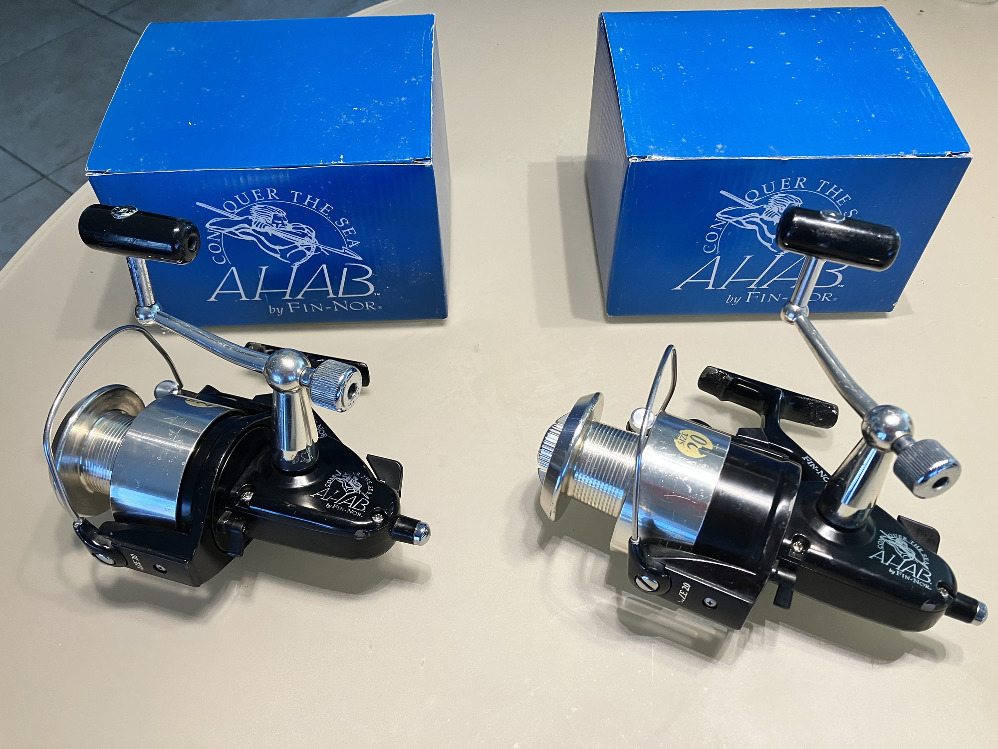 Fin-Nor Ahab 20 spinning reels and rods with original boxes. - The Hull  Truth - Boating and Fishing Forum