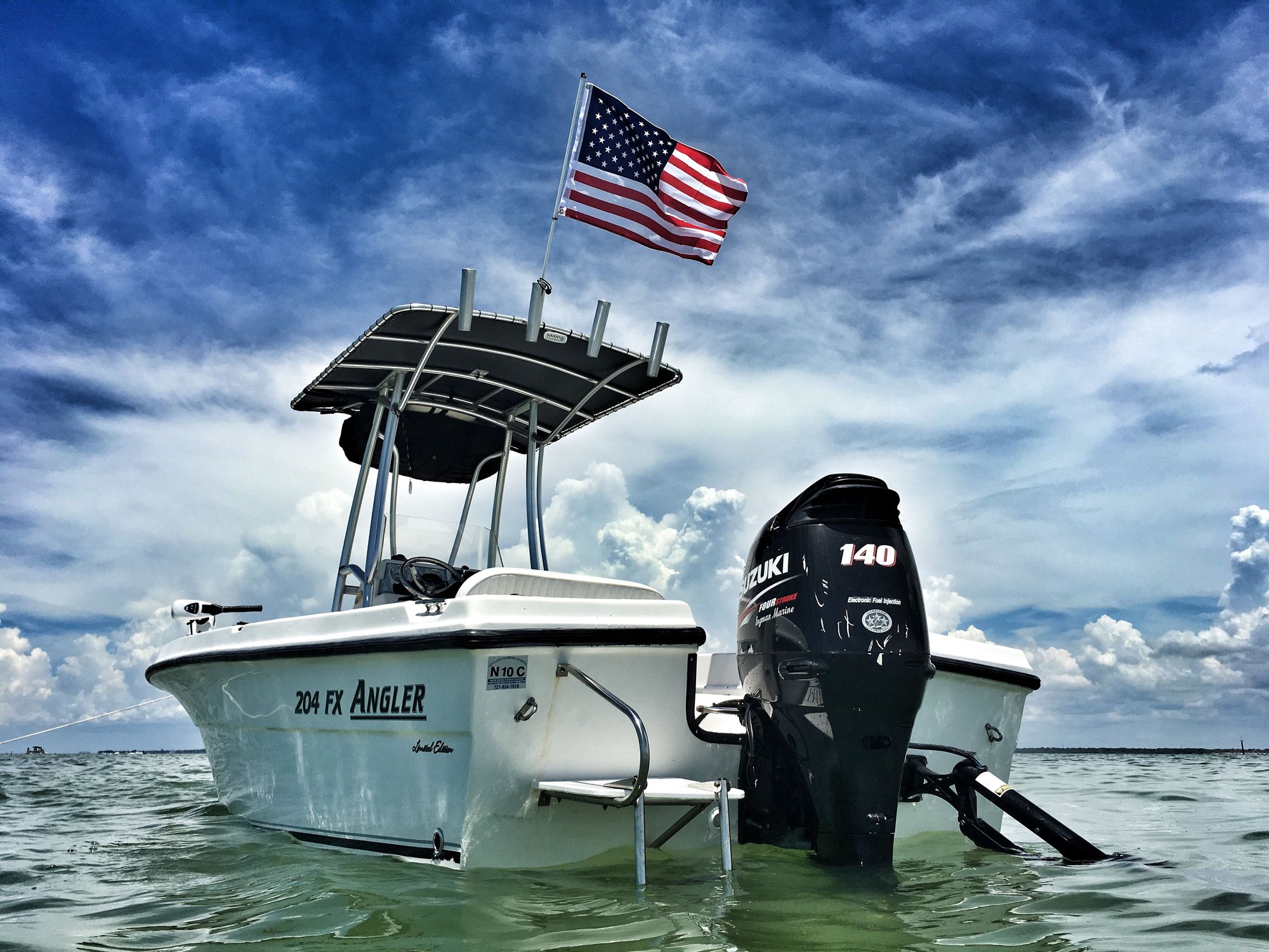 2010 Angler 204FX Center Console with 140hp Suzuki - The 2010 Angler 204FX Center Console with 140hp Suzuki - The