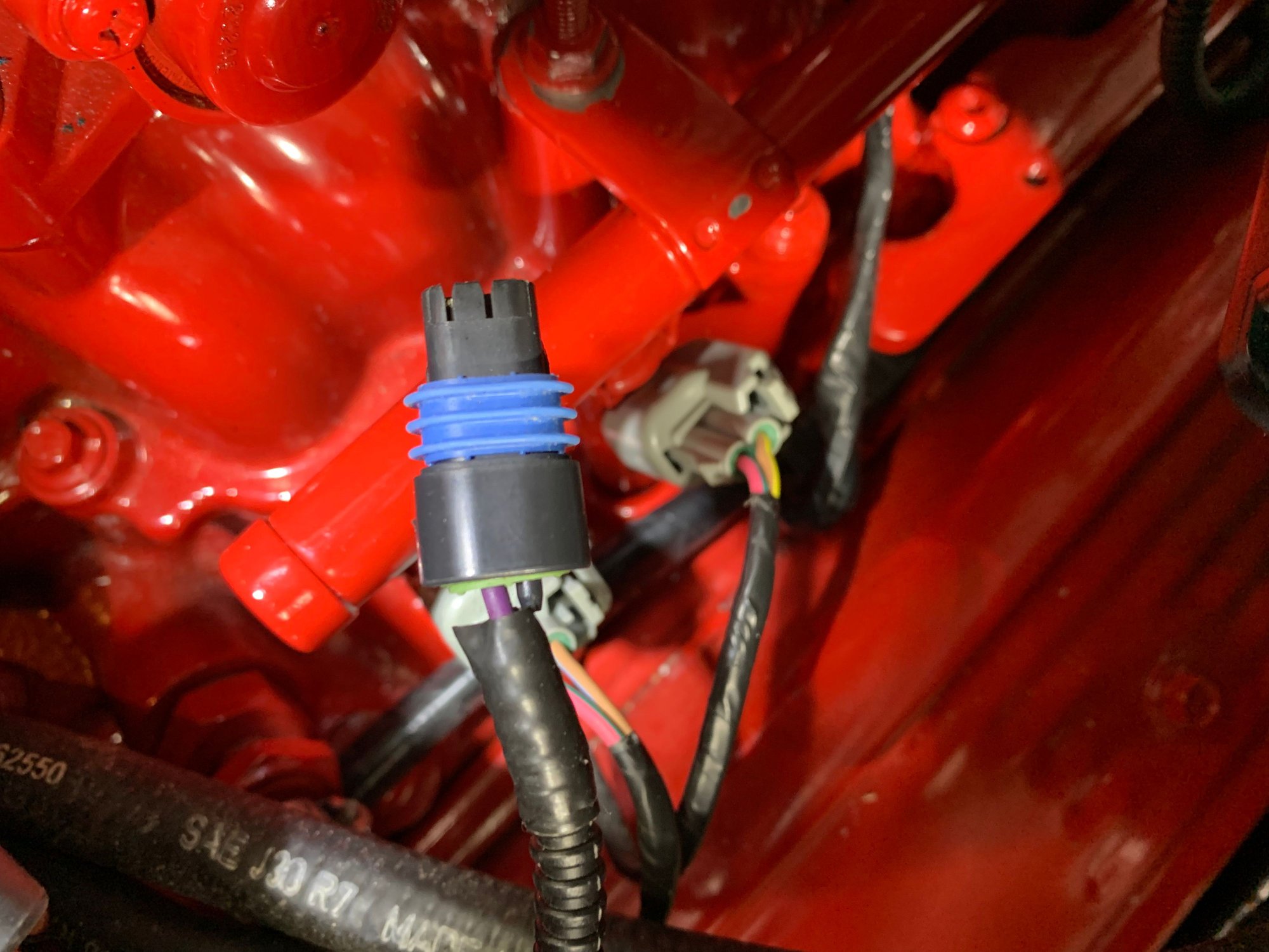 2006 Four Winns Volvo Penta 5.7 GXIGF Alternator Harness Connection