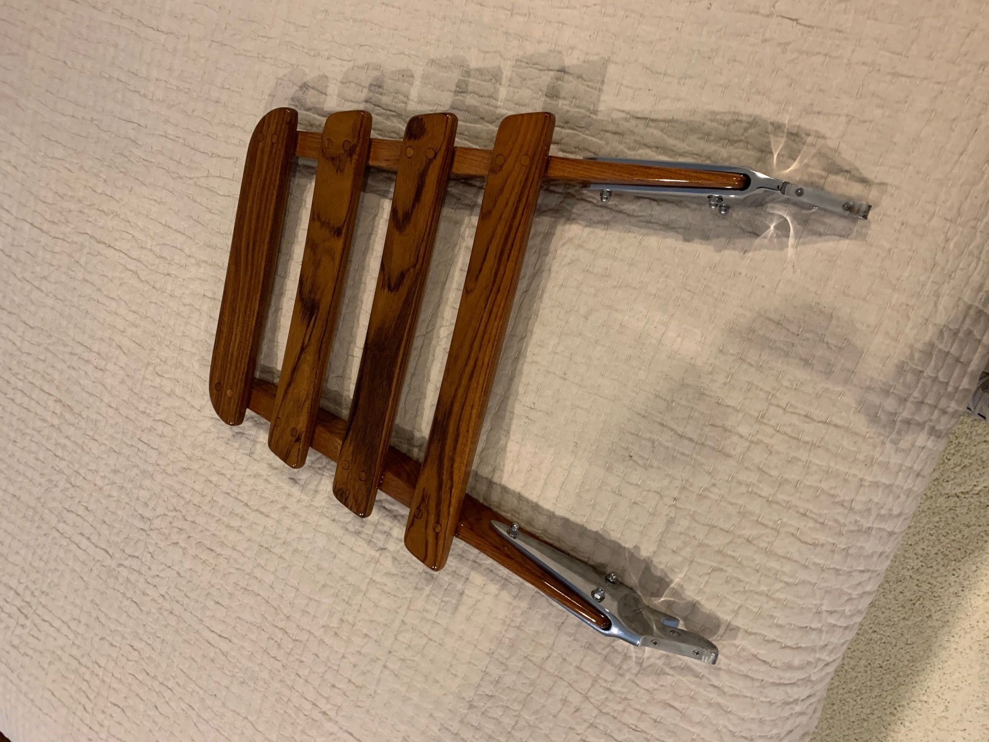 Release Marine Helm/Desk Teak Ladderback chair The Hull Truth