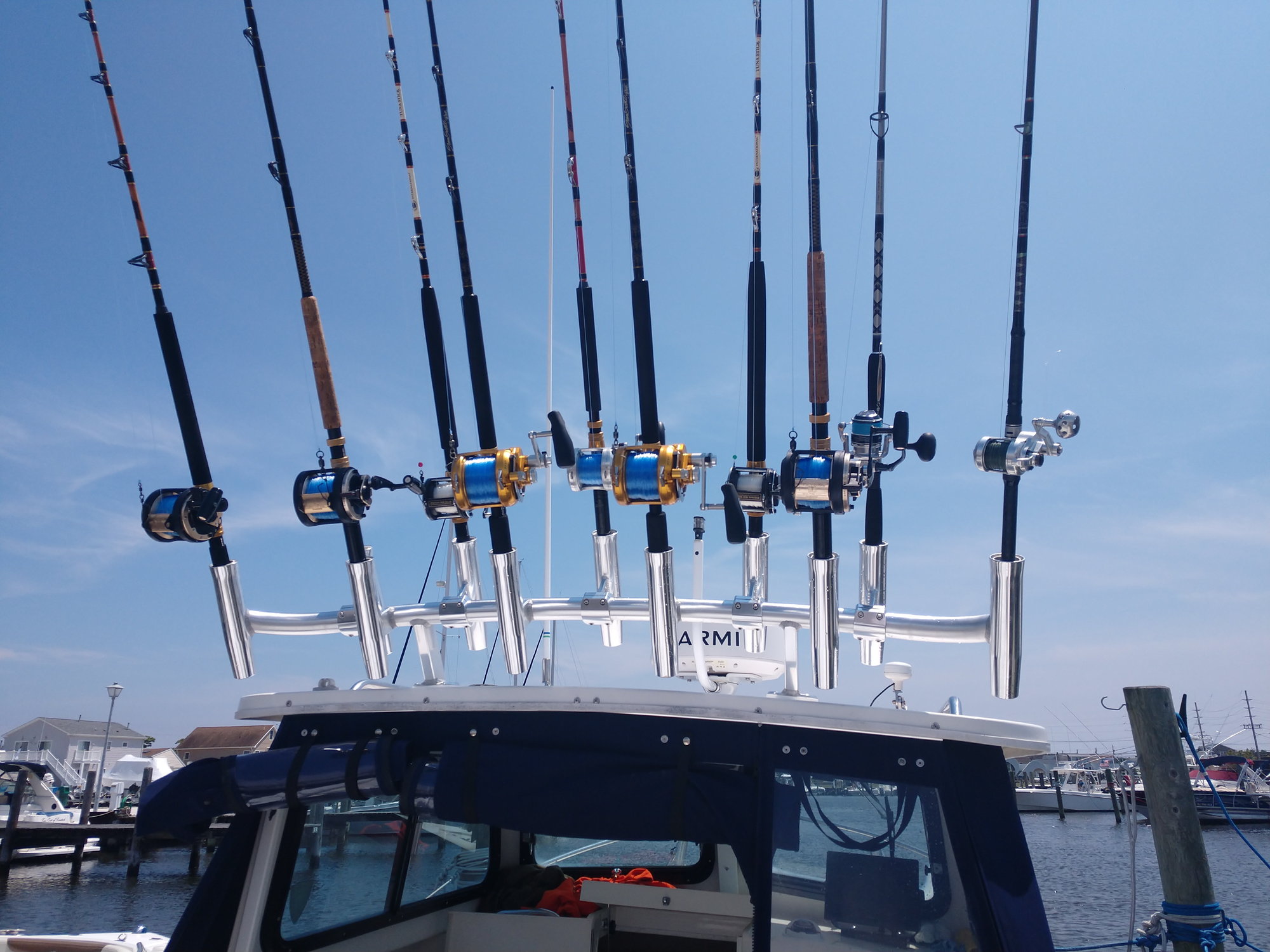 Adding rod holders to t-top - The Hull Truth - Boating and Fishing Forum