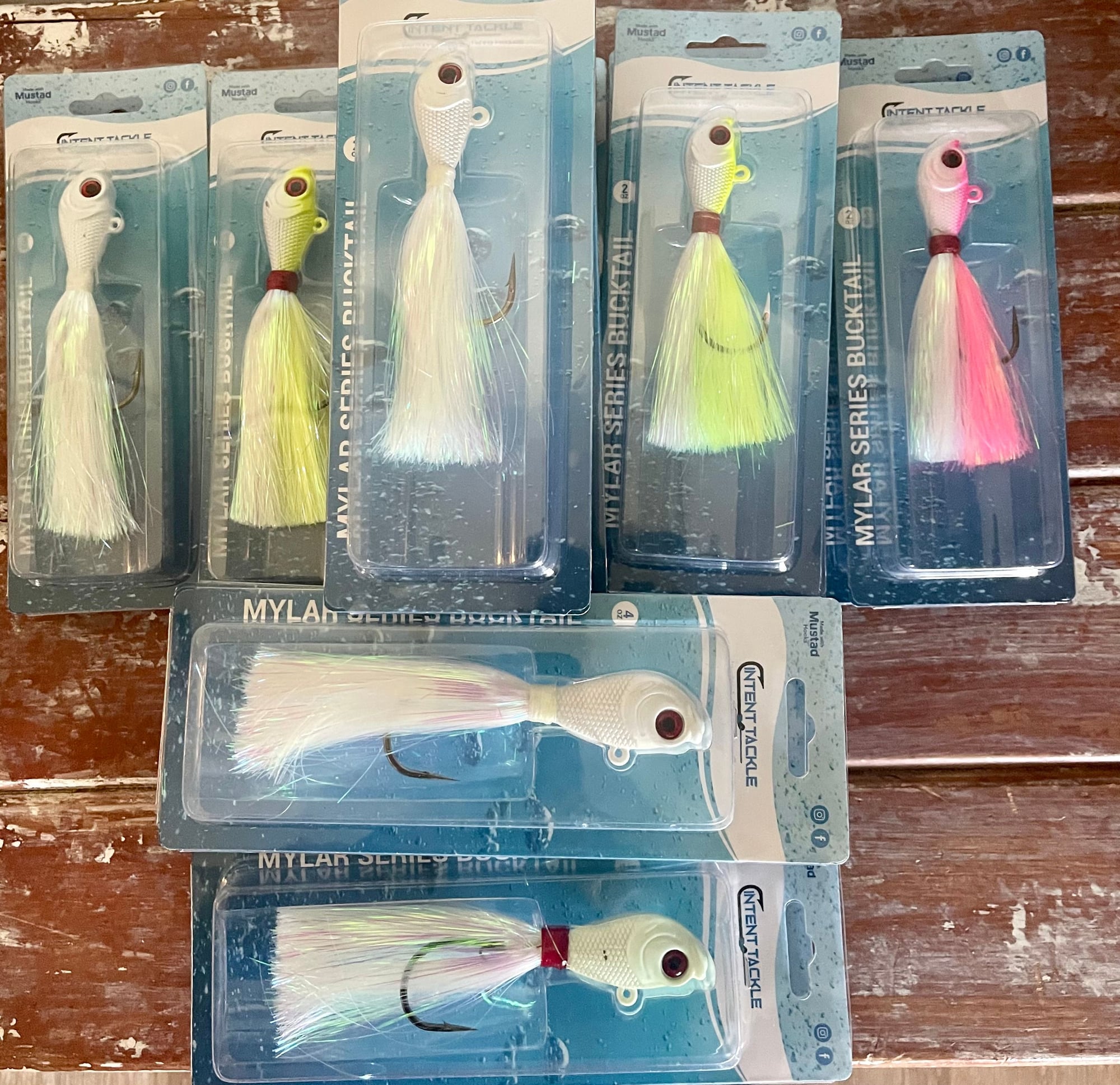 Intent Tackle Chipped Paint Mylar Bucktail Sale - The Hull Truth