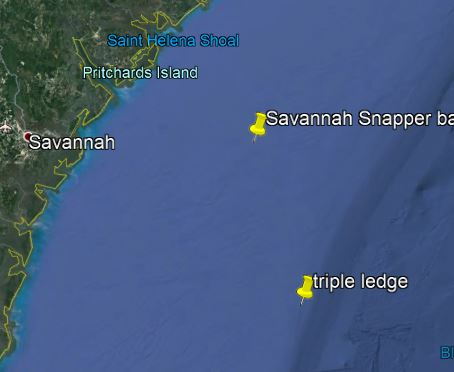 Coverage of Hilton Head and Beaufort Inshore Fishing Chart 93F