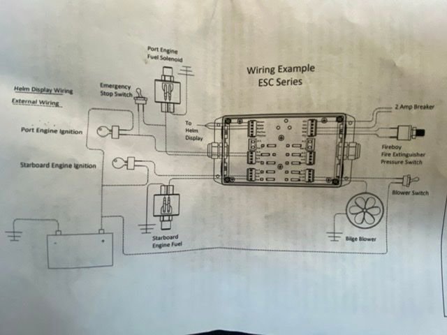 Installing Fireboy engine shutdown module on Cummins CTA engine - The