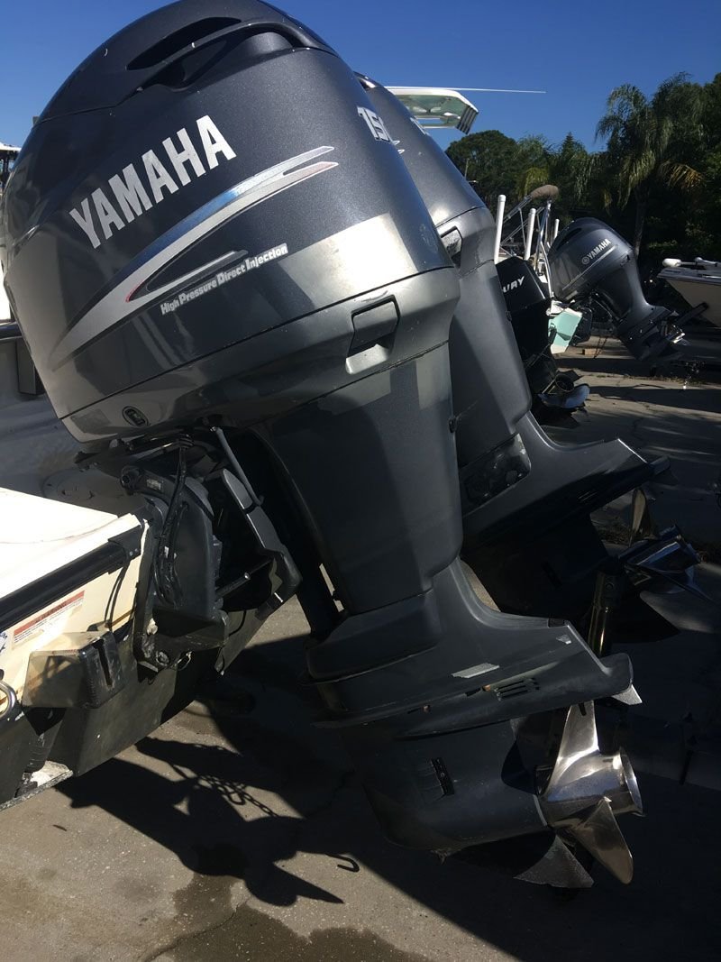 (2) 150 hp Yamaha HPDI Outboard Boat Motors 2003 2795.00 The Hull