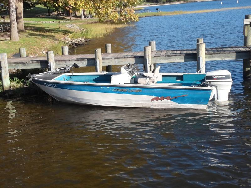 Used 1999 Crestliner Fish Hawk 1650 SC Aluminum Fishing Boat at Roth RV, Deerwood, MN