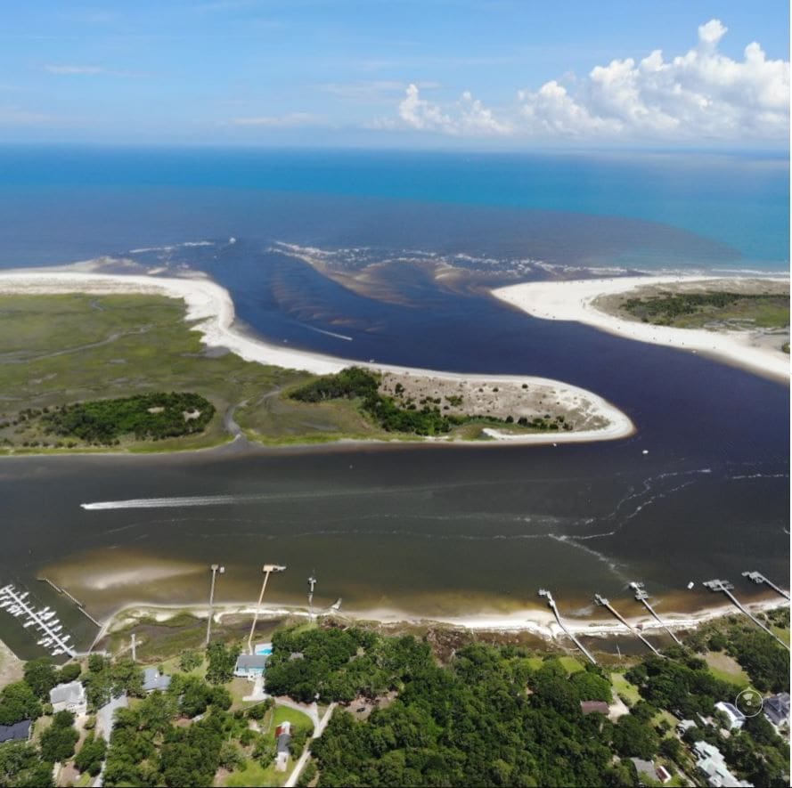 Aerial View of Carolina Beach Inlet - The Hull Truth - Boating and ...