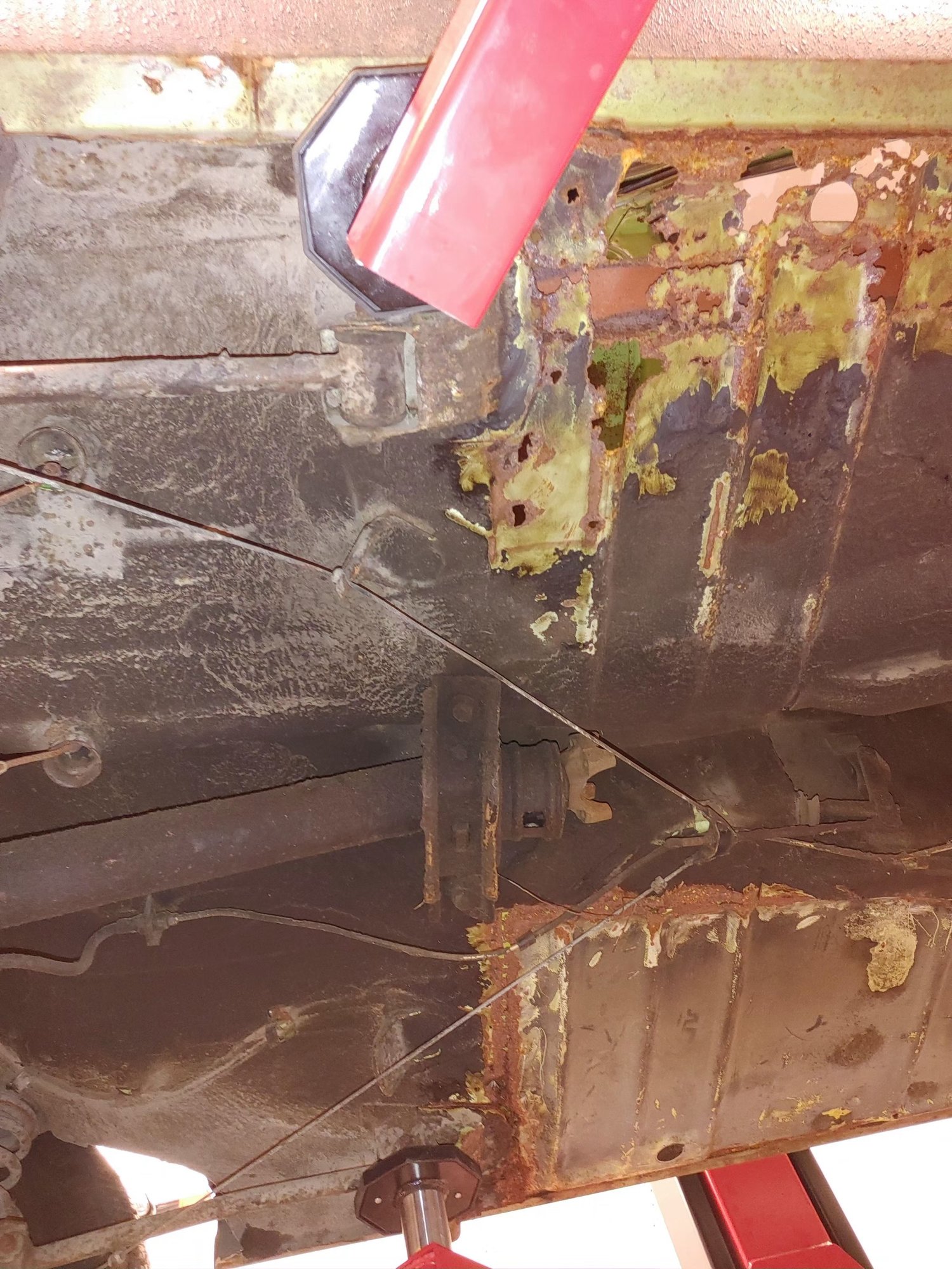 Where torque tube connects to driveshaft