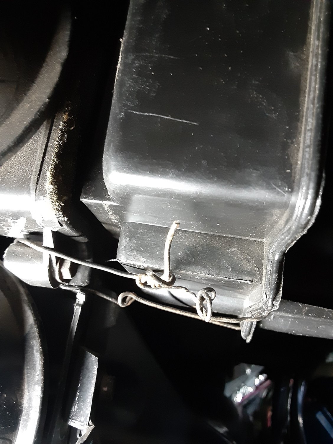 Mechanics wire for a tight fit.