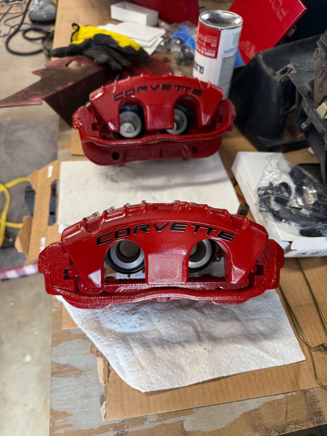 Refinished calipers