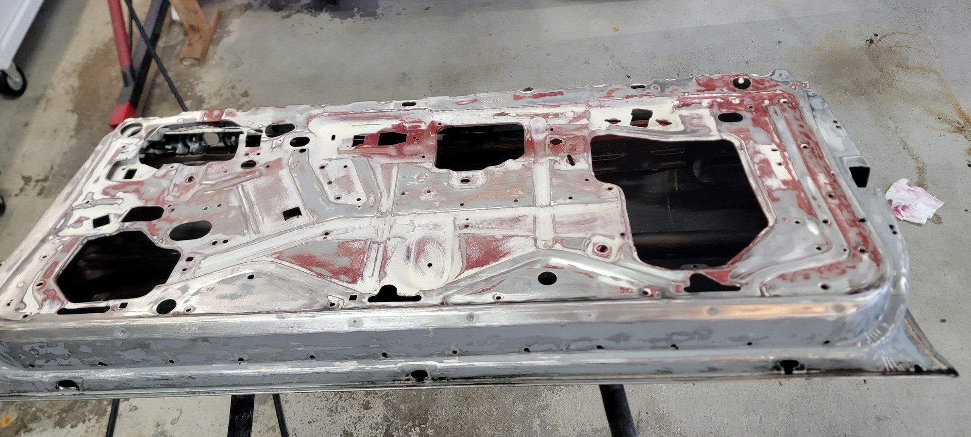 Underside of door 1