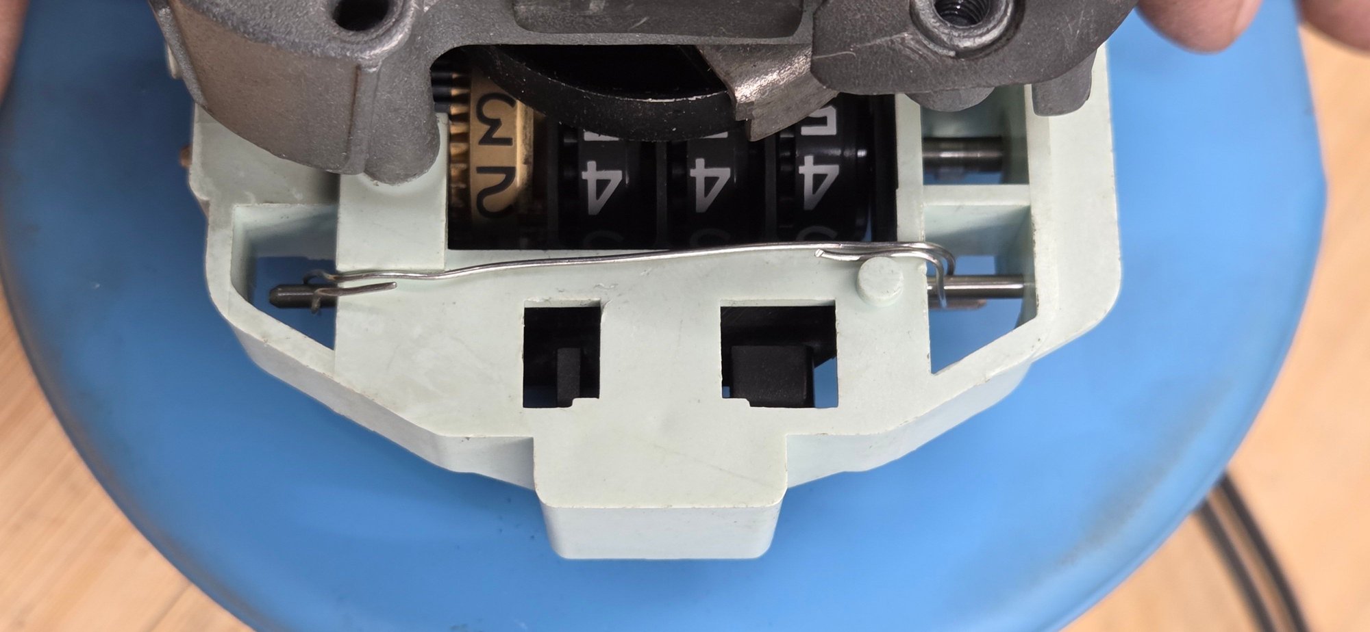 This is the fix with face screwed back on....