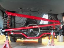 I have install Founders control arm and lower panhard bar and I boxed the upper panhard bar KWB AGX shocks