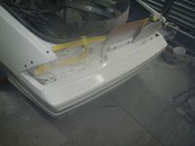 Bumper cover is ready for final sanding now.