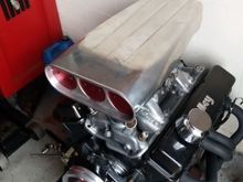 The motor with the new scoop on it