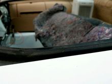 Weatherstripping possibly indented?